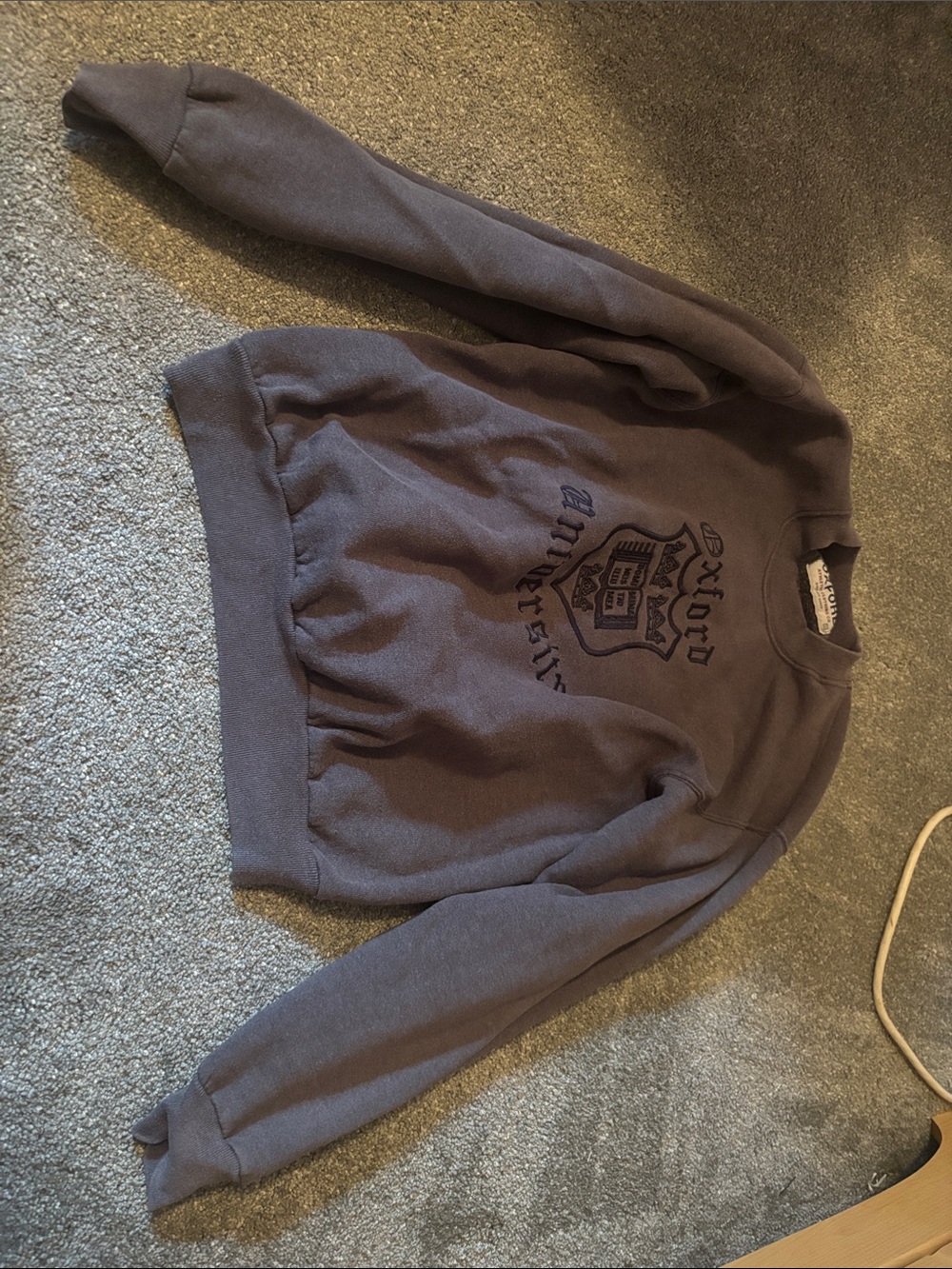 Oxford Women's Crewneck Sweatshirt - Charcoal